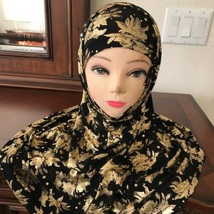Women’s 2 pieces Hijab set, one size fits all